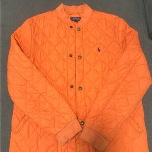 Polo by Ralph Lauren Vibrant Orange Puffer Jacket